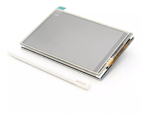 Pantalla Tactil 3.5 Raspberry Pi 4 Case Doble Ventilador Kit
