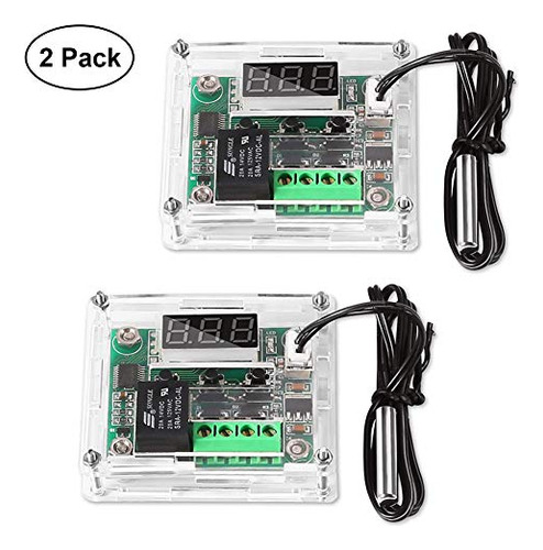 2pcs Temperature Controller Module With Case, Xh W1209 ...