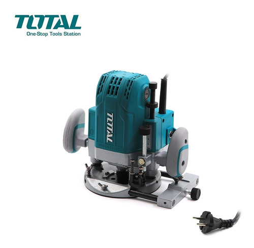 Imagen 5 de 10 de Fresadora Router 1600w Total Rebajadora Tupi C Varios Collet