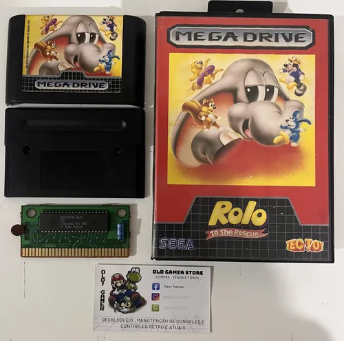 Mega Drive Rolo Jogo Rolo To The Rescue Mega Drive Original | MercadoLivre