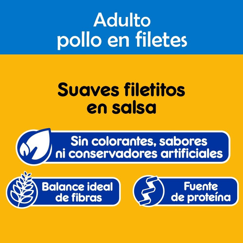 Imagen 4 de 5 de Pedigree, Alimento Perros Adultos, Pollo, 30 Sobres 100g C/u