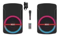 Comprar Par Bocinas 8 Recargables Bluetooth Usb Fm Bafle Kaiser 7908