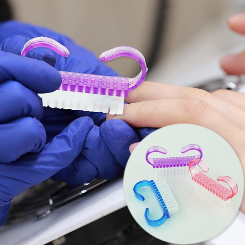 30 Cepillos Para Manicure Elimina Residuos Quita Polvo Uñas