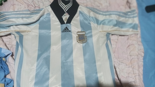 Camiseta De Fútbol Oficial De Argentina Mundial 1998