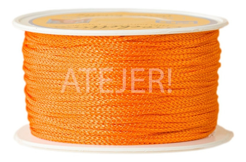 Imagen 2 de 2 de Cordón Crochetina De Fb Cola De Rata De Seda X 138 Metros