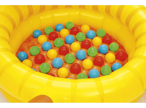 Piscina Bestway Leon Inflable Con Pelotas 111x98x61.5cm