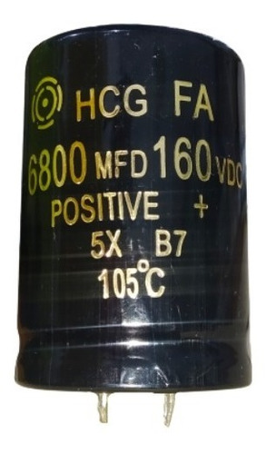 Condensador Electrolitico 160voltios 6800mfd