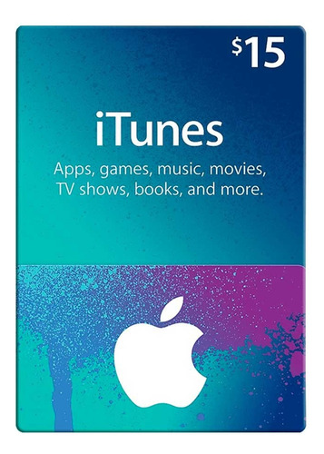 Itunes Gift Card 15 Dlls