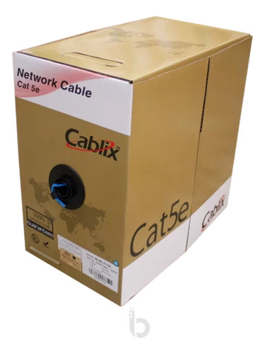 Cable Utp Cat-5e 100% Cobre 