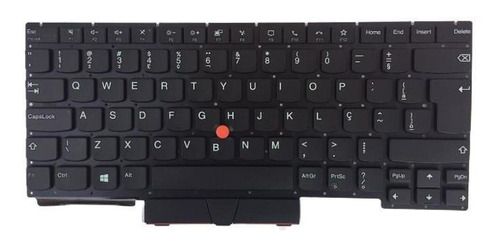 Teclado Para Notebook Lenovo Thinkpad E14- Br S/iluminação