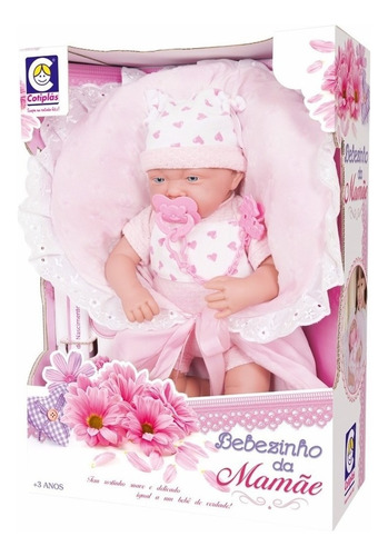 Boneca Bebezinho Da Mamãe Cotiplás Tipo Reborn 2082