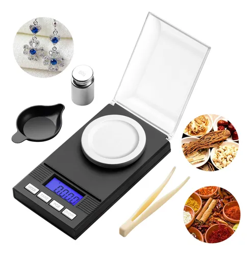 comprar Báscula Digitales De Precisión Lcd De Miligramos 50g\u002F0,001g