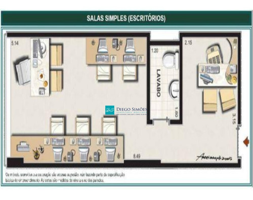 Imagem 8 de 8 de Sala Comercial No Petro Office - Com036 - 32070024