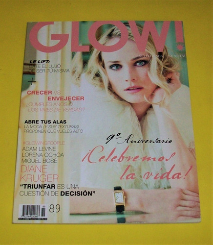Diane Kruger Revista Glow Silvia Navarro Lorena Ochoa Adam L