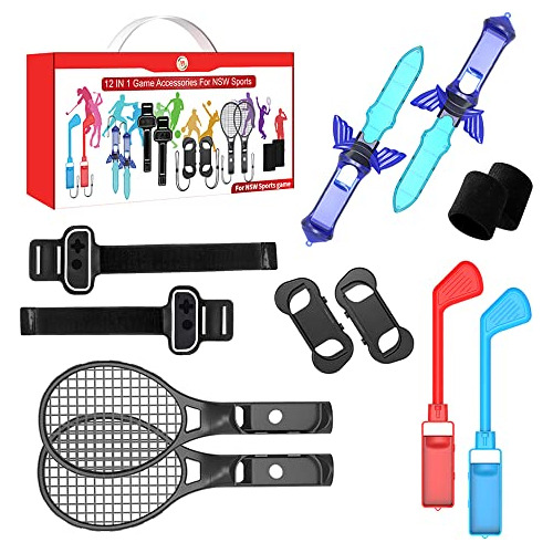 Switch Sports Accessories Bundle,hacksya Family Accessories.