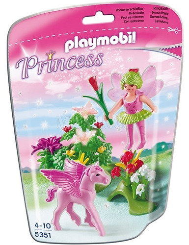 Todobloques Playmobil 5351 Hada De Primavera Bebe Pegaso