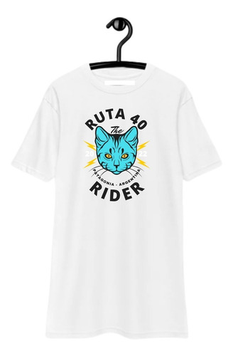Imagen 1 de 2 de Remera Ruta 40 Rider Cat