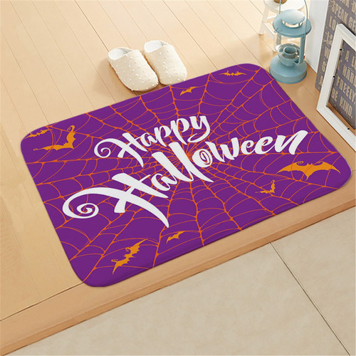 Tapete Absorbente Con Letras De Halloween Para Puerta De Cas