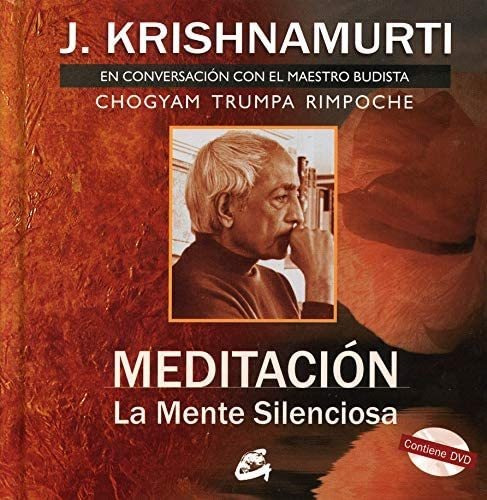 Libro Dvd Meditación: La Mente Silenciosa - J. Krishnamurti