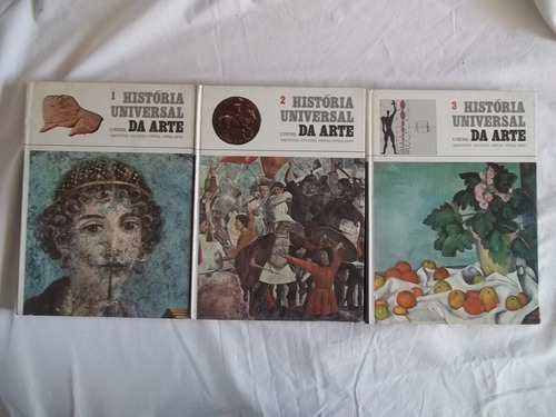 Coleção Historia Universal Da Arte G Pischel 3 Volumes