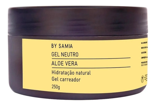 Gel Neutro Carreador Aloe Vera By Samia Pote 250 Gramas
