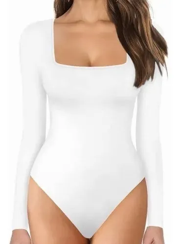 Body Mujer Blanco Manga | MercadoLibre 📦