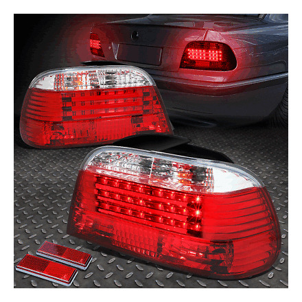 [lci Style Led]for 95-01 Bmw 7-series E38 Red/clear Len Spd1