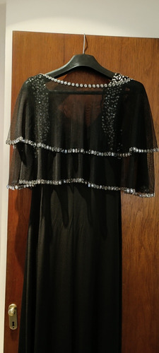 Vestido Negro Largo De Fiesta (Usado)