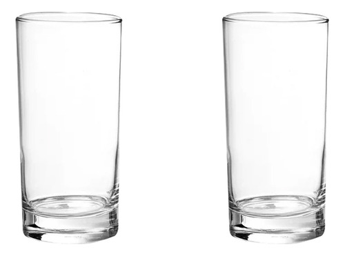 24 Vasos De Cristal Cubero Lunita 10 Oz 