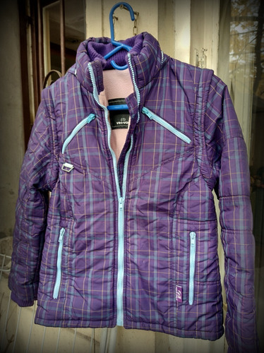 Campera  De Invierno Marca   Vik Vok   Niña Con Capucha  