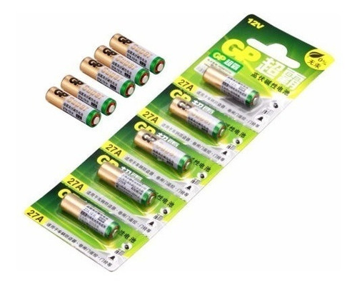 Pilha Wlxy Bateria 27a Gp2 Cilíndrica - Kit De 5 Unidades