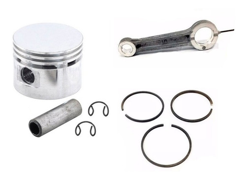 Kit Compressor Chiaperini Schulz Motomil Pistao Biela Aneis