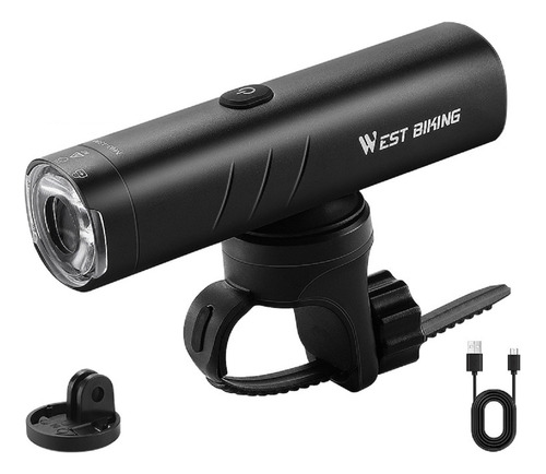 Luz Bicicleta Delantera 1500 Lumens Recargable