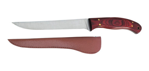 Cuchillo De Filetear Cold Steel Mango Madera Vaina Ecocuero