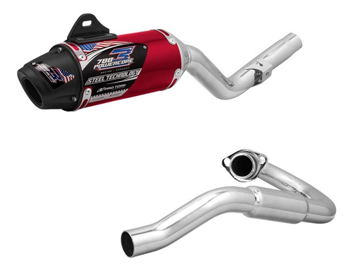 Escape Motocicleta Powercore 3 Xr 200 Xr 250 Tornado Com Nfe