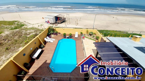 Imagem 26 de 30 de C286 - Lindo Sobrado A Beira Mar No Balneário Harmonia