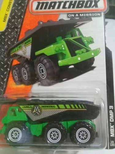 Matchbox Mbx Dmp 3 Verde Negro 19/120 Car Maquinaria