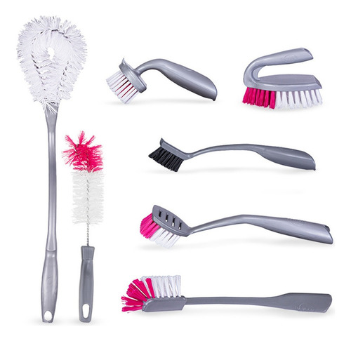 Kit De Cepillos Multiusos Para Cocina Y Baños | Set Para