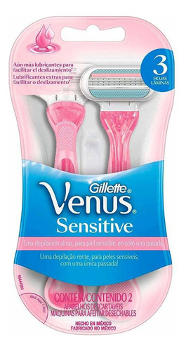 Kit de 02 - Afeitadora Gillette Venus Sensitive