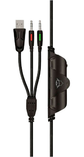 Audífonos Gamer Pro Varzz Gxt 460 Trust Pc Blue Led 50mm