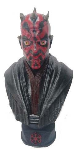 Busto Figura Star Wars Sith Sidious Darth Maul Impresa En 3d