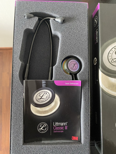 Estetoscopio  Littmann Classic Iii 5870 Negro Arco Iris