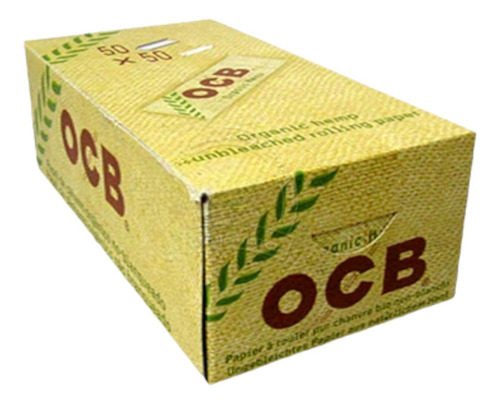 Papelillos Ocb Organico #1 - 50 Libritos - Display