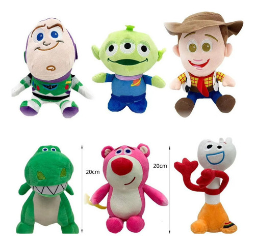 7pcs/set Toy Story 4 Peluche Muñeca Juguete Cumpleaño Regalo