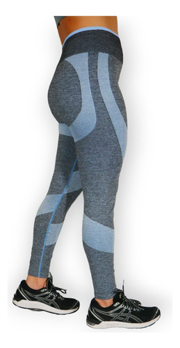 Calzas Deportivas Mujer Pink Leggings Gym Bluebell