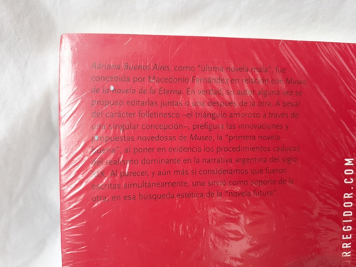 Imagen 4 de 4 de Adriana Buenos Aires Ultima Novela Mala Macedonio Fernandez