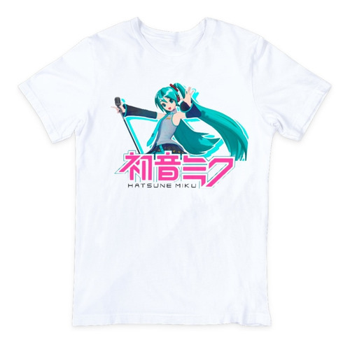 Polera Hatsune Miku Project Diva X Unisex Estampada Anime 2