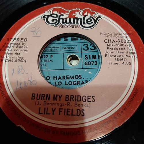 Simple Lily Fields Chumley Records C23
