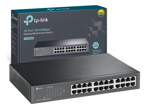 Switch Tp Link 24 Port 100mbps Rackmount Desktop Tl-sf1024d