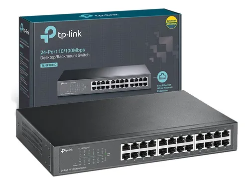 comprar Switch Tp Link 24 Port 100mbps Rackmount Desktop Tl-sf1024d